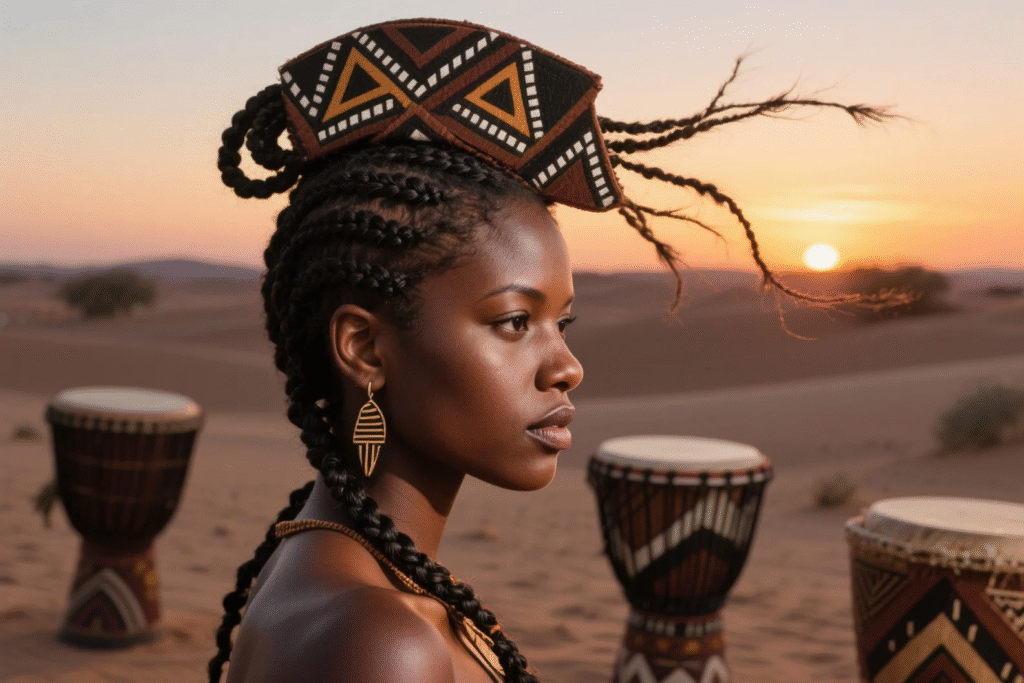 Natural Hairstyles Suitable for Black Women: The Art and Cultural Significance of the Braided Updo