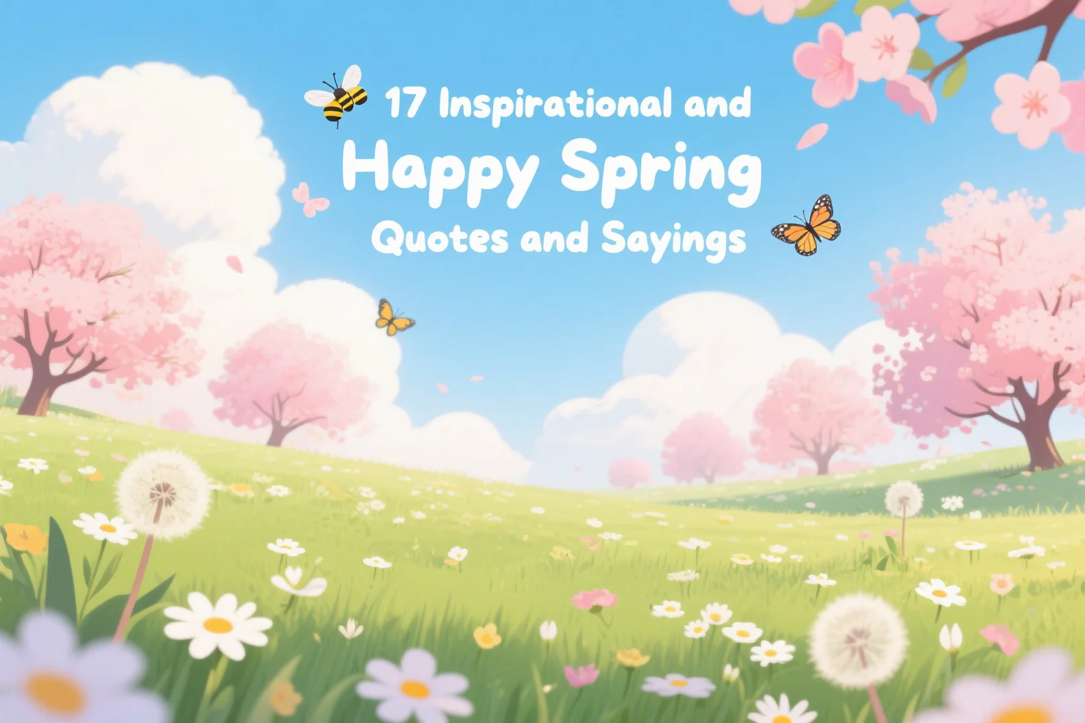 Read more about the article 17 Inspirational and Happy Spring Quotes and Sayings