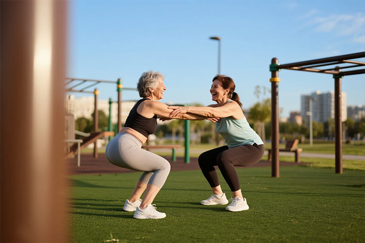 What exercises should 40 year old women do?