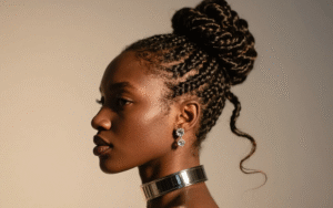 Read more about the article The Natural Hairstyle of Black Women: A Timeless Braided Updo Blending Heritage and Modern Elegance​