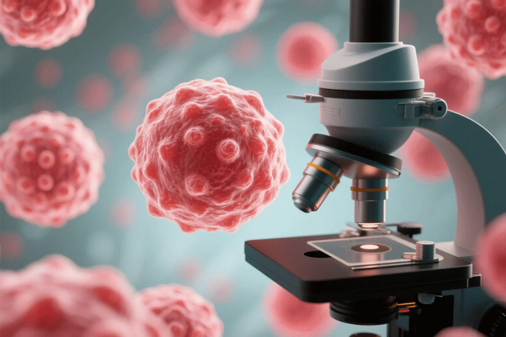 Cancer cells related to the risk of late menopause