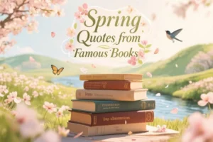 Read more about the article 17 Enchanting Spring Quotes from Famous Books​